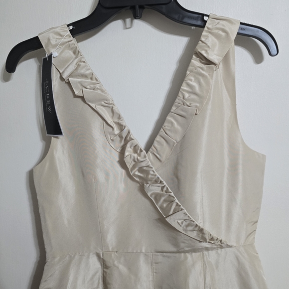 J. Crew Dresses & Skirts - J.Crew Size 8 Silk Beige Dress